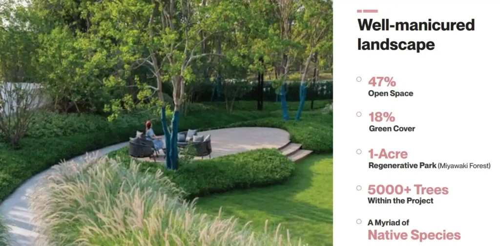 Assetz City of Palms Plots Well manicured landscape by Assetz Property Group located at IVC Road, Devanahalli, Bangalore Karnataka
