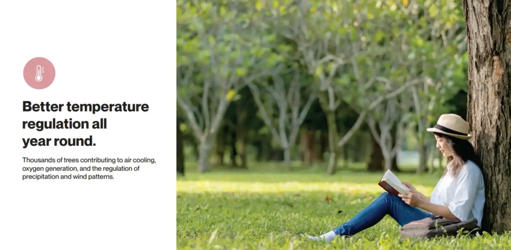 Assetz City of Palms Plots miyawaki forest by Assetz Property Group located at IVC Road, Devanahalli, Bangalore Karnataka