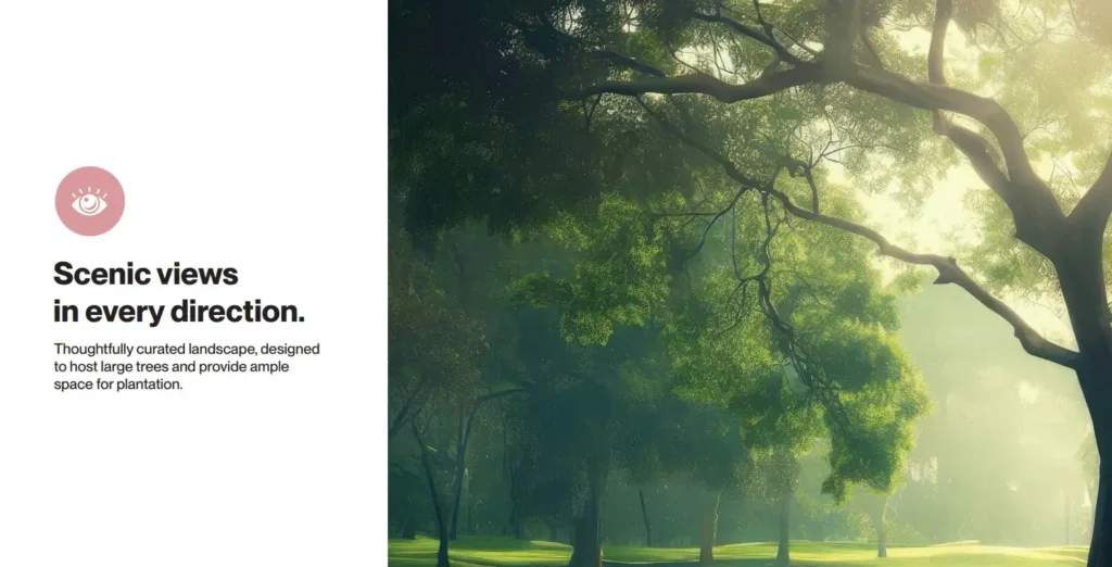 Assetz City of Palms Plots scenic views by Assetz Property Group located at IVC Road, Devanahalli, Bangalore Karnataka